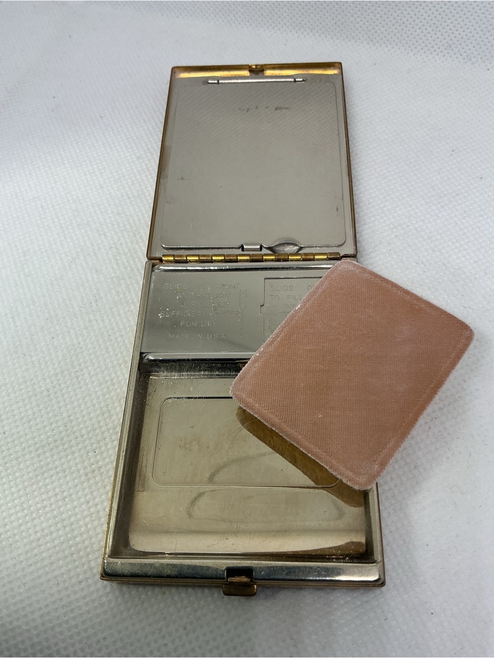Vintage Max Factor Hollywood Art Deco Powder & Rouge Compact - Picture 7 of 11